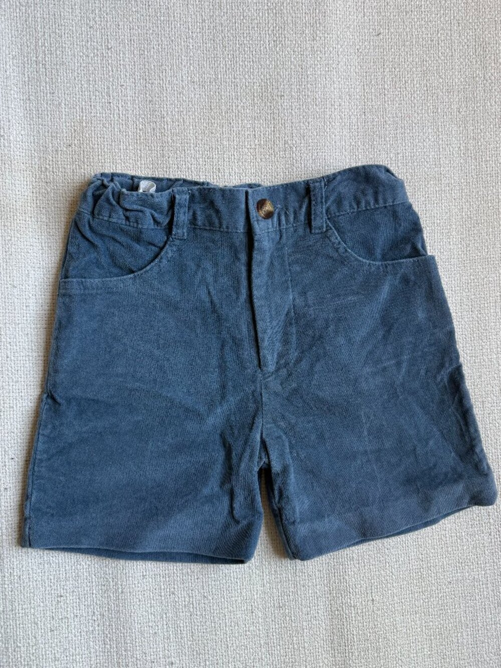 Patricia Mendiluce Boys Blue Velvet Shorts 4A Spanish Designer